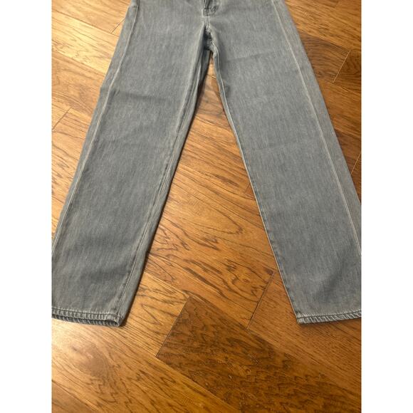 Veronica Beard Blake Classic Straight High Rise Winter Gray Jeans Size 27 - Picture 4 of 11